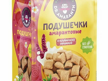 Подушечки со вкусом клубники «Dr.AMARANTH»