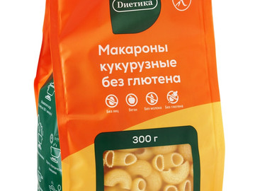 Макаронные изделия из кукурузн муки. Рожок большой