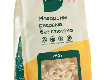 Макаронные изделия из рисовой муки. Спираль.