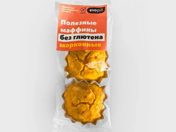 Морковный Маффин без глютена Evopit